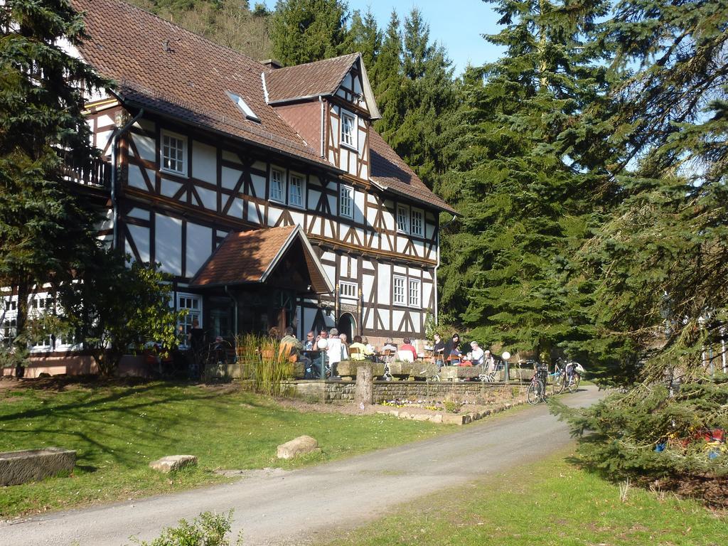 Hof Guttels Waldgasthof Ferienpension Rotenburg an der Fulda Bagian luar foto